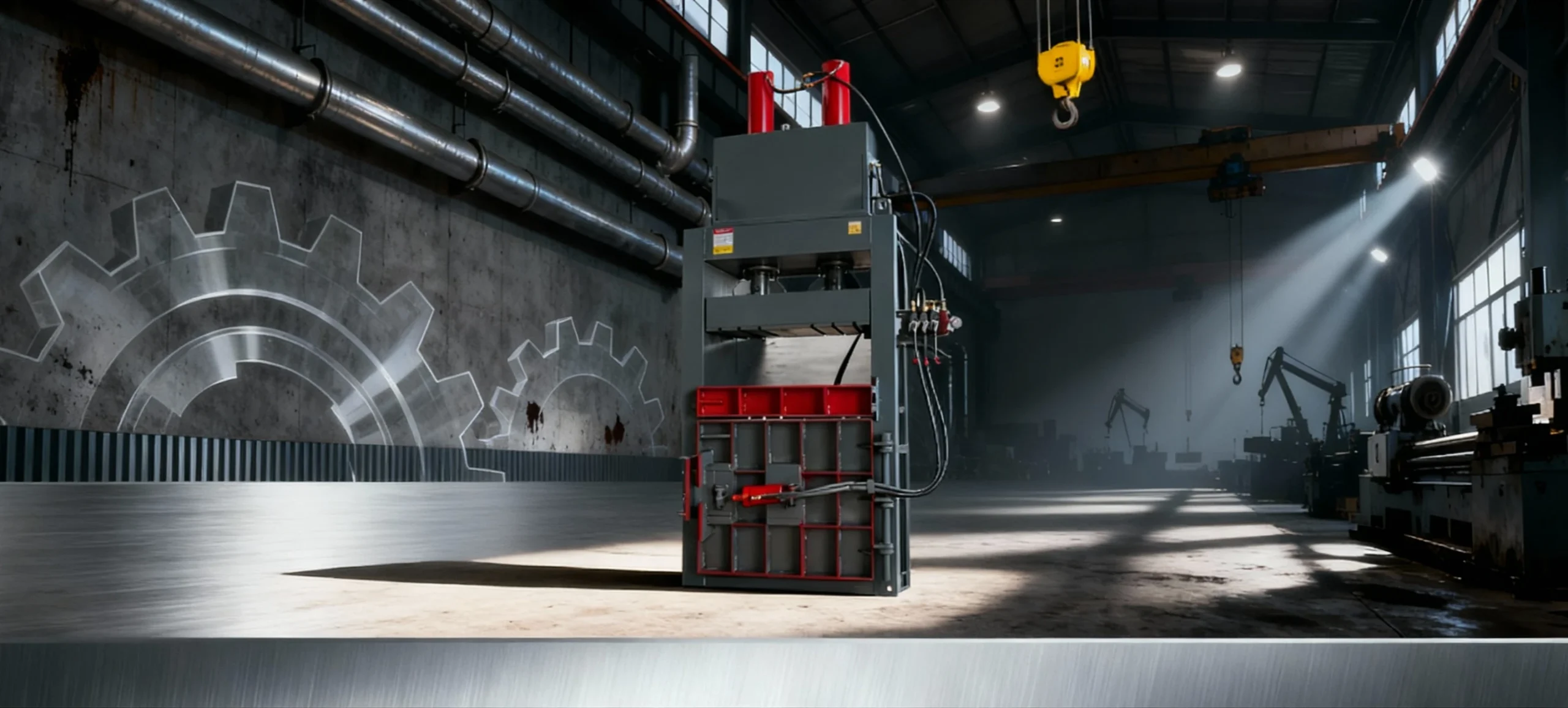 Heavy Duty Vertical Hydraulic Baler Category Banner - Industrial High Pressure Models
