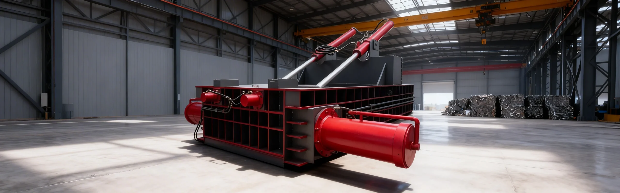 Metal Briquetting Machine Category Banner | Heavy Duty Industrial Scrap Metal Press